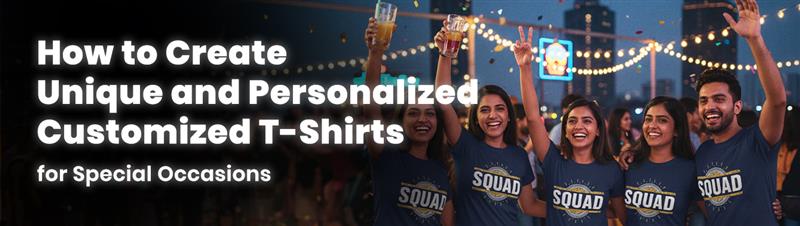 How to Create Unique and Personalized Customized T-Shirts for Special Occasions