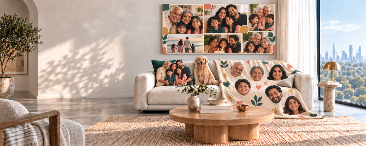 Personalised Photo Collages, Art and Prints for Home Décor and Everyday Use