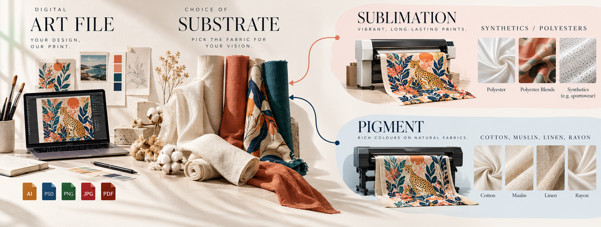 The Modern Creator’s Textile Playbook: Sublimation, Pigment, and Your First Drop