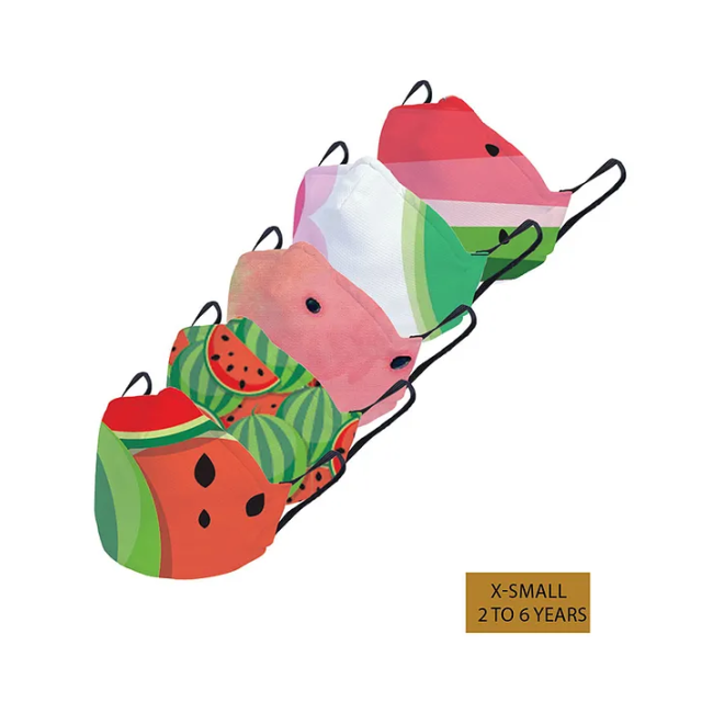Customised Face Mask Pack of 5 – Watermelon Design