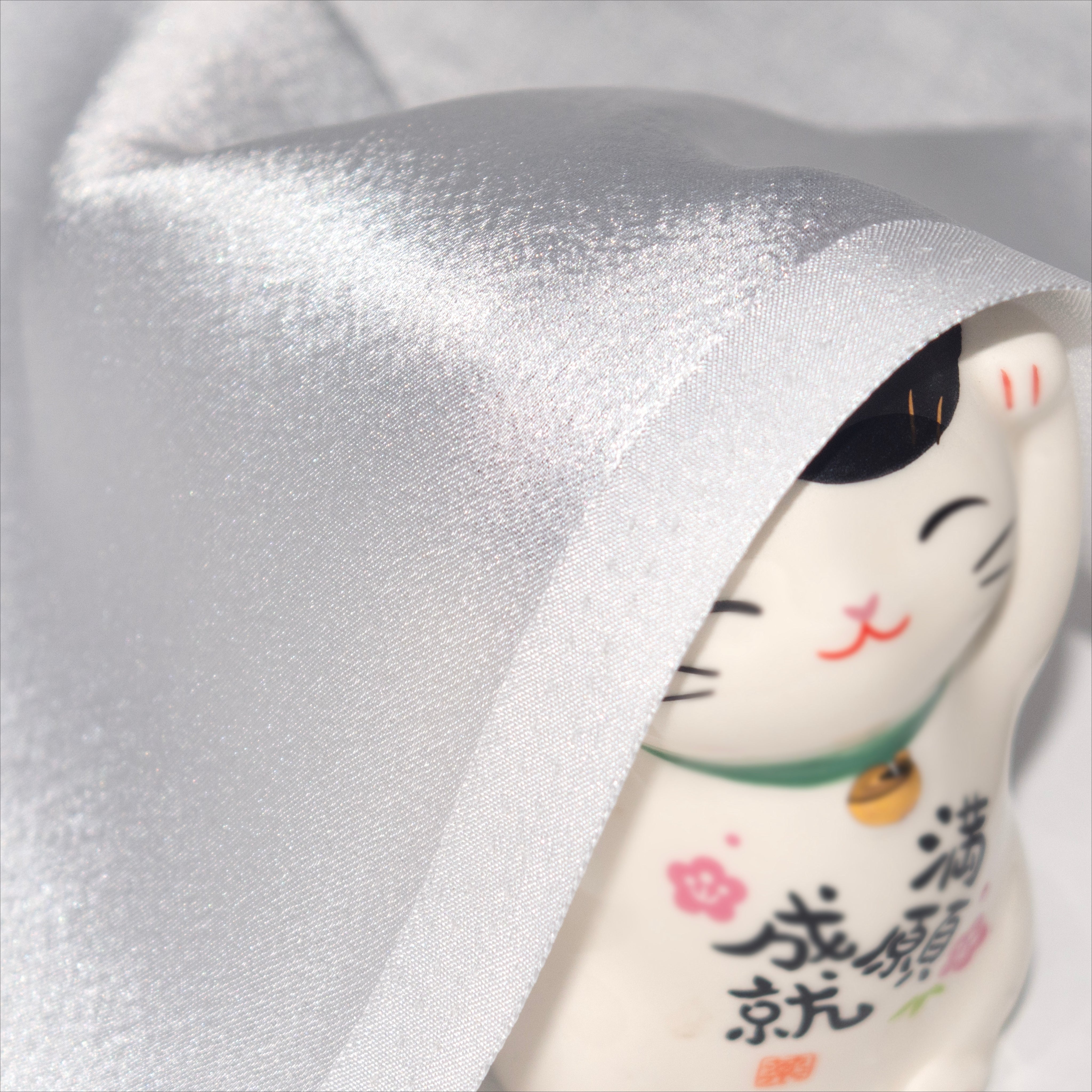 Japan Satin Custom Printed Fabric