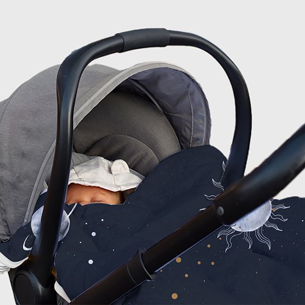 Stroller Blanket - Celestial Space | Customizable