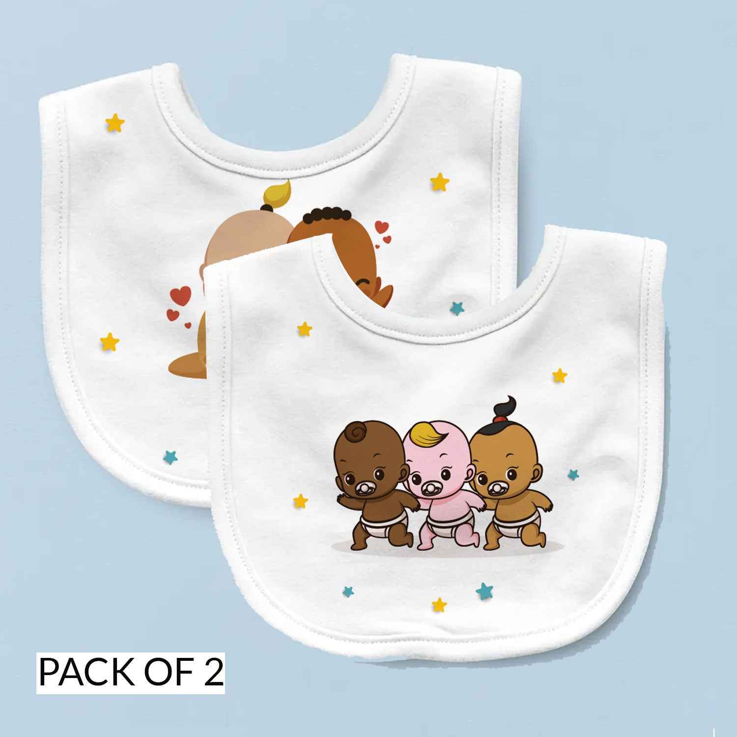 Baby Squad | Personalised Baby Bib – Pack of 2