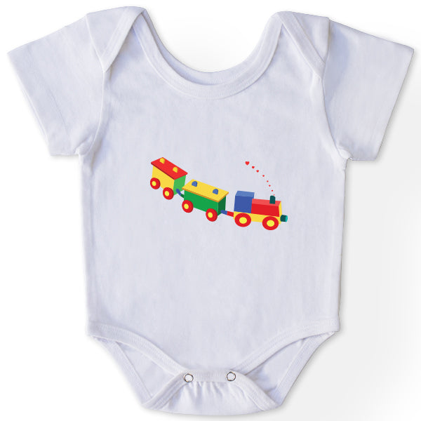 Toy Train Baby Romper