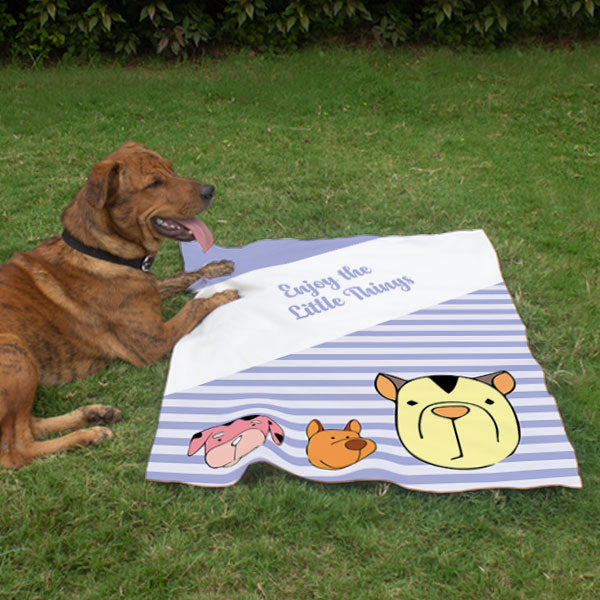 Enjoy the Little Things Pet Blanket