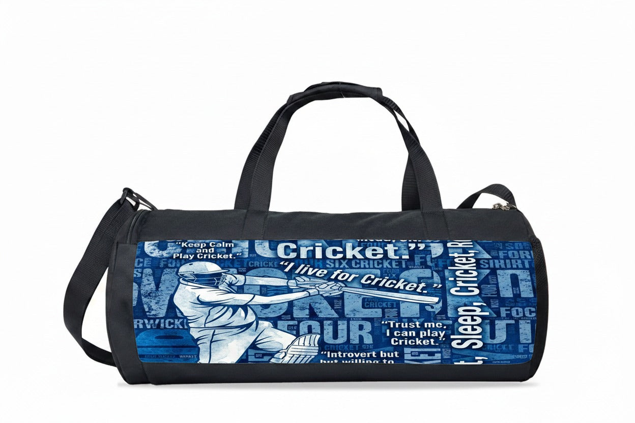 I Live for Cricket Duffel Bag