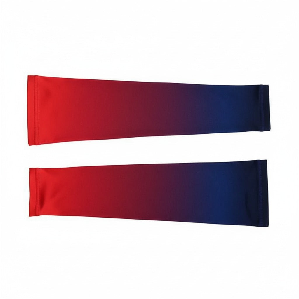 Red to Navy Ombre Arm Sleeves – Cricket & Sports UV Protection