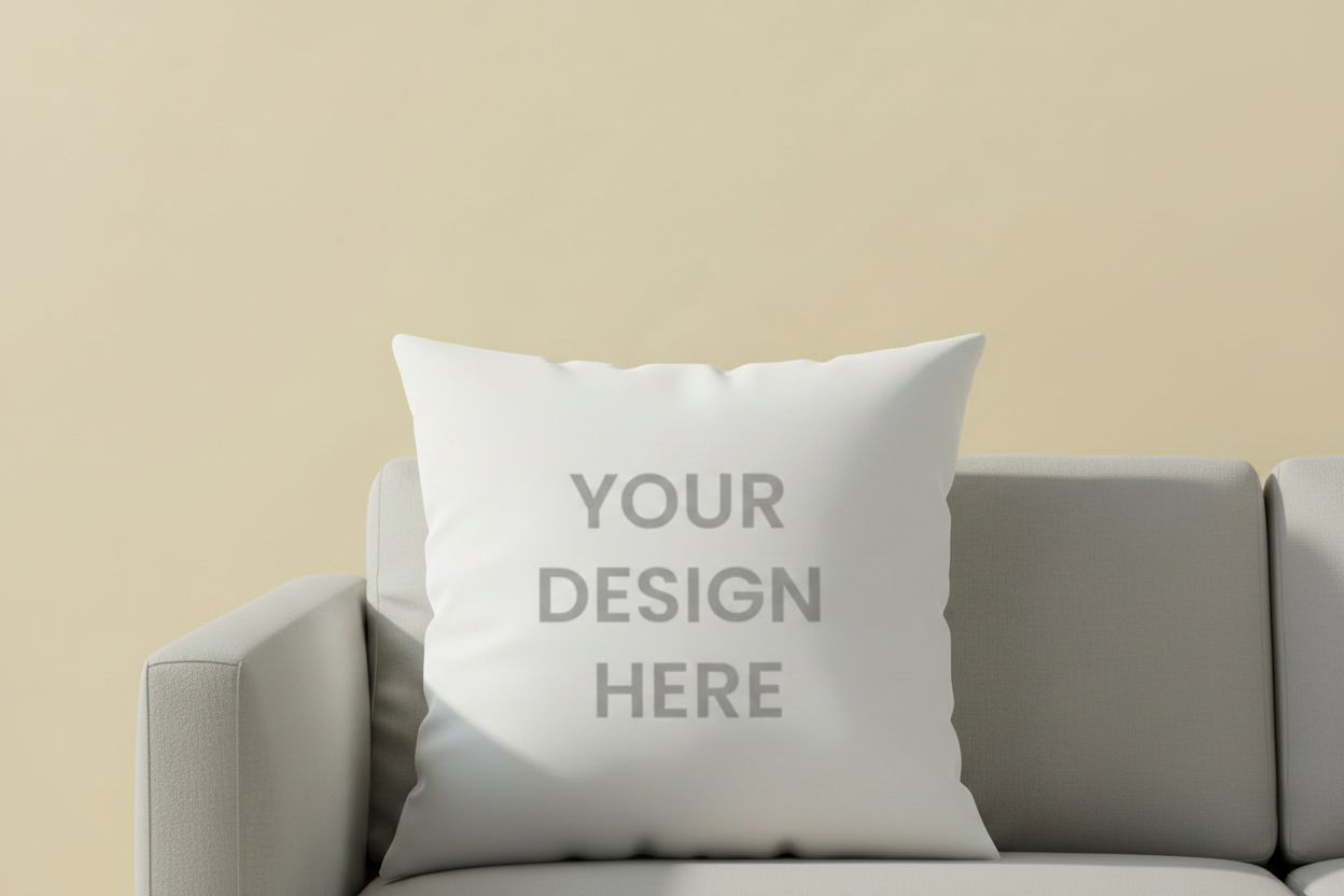 Personalised Square Cushion Cover | Custom Photo Cushion