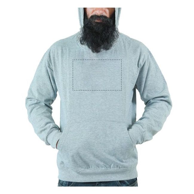 Unisex Hoodie - Adventure Awaits Mountain Cotton 300gsm A5 Print