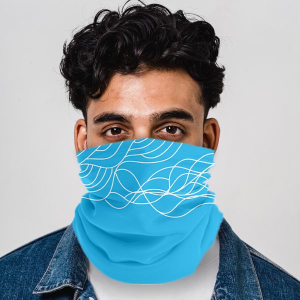 23cmx43cm Size Digital Printed Bandana Online Personalised