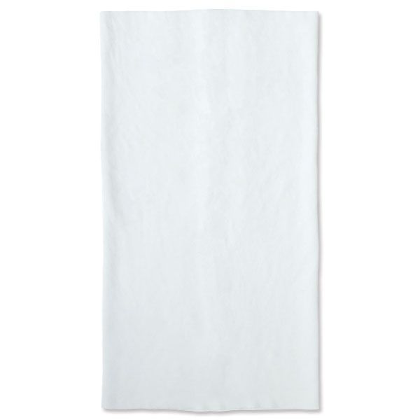 Men's Bandana - Classic White Lycra Headwear Accessory - folded view