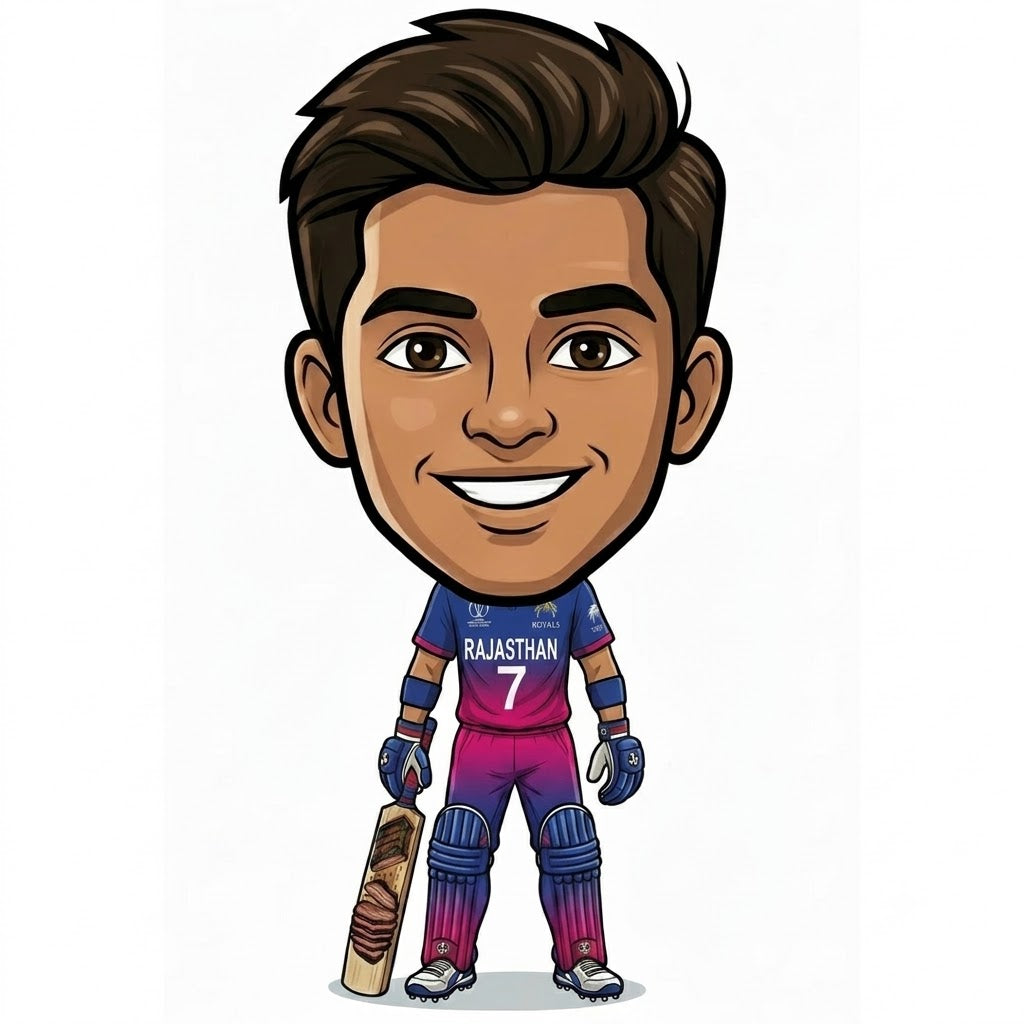 RR Cricki-Me Pillow – Your Face. Your Cricketer. Your Pillow!