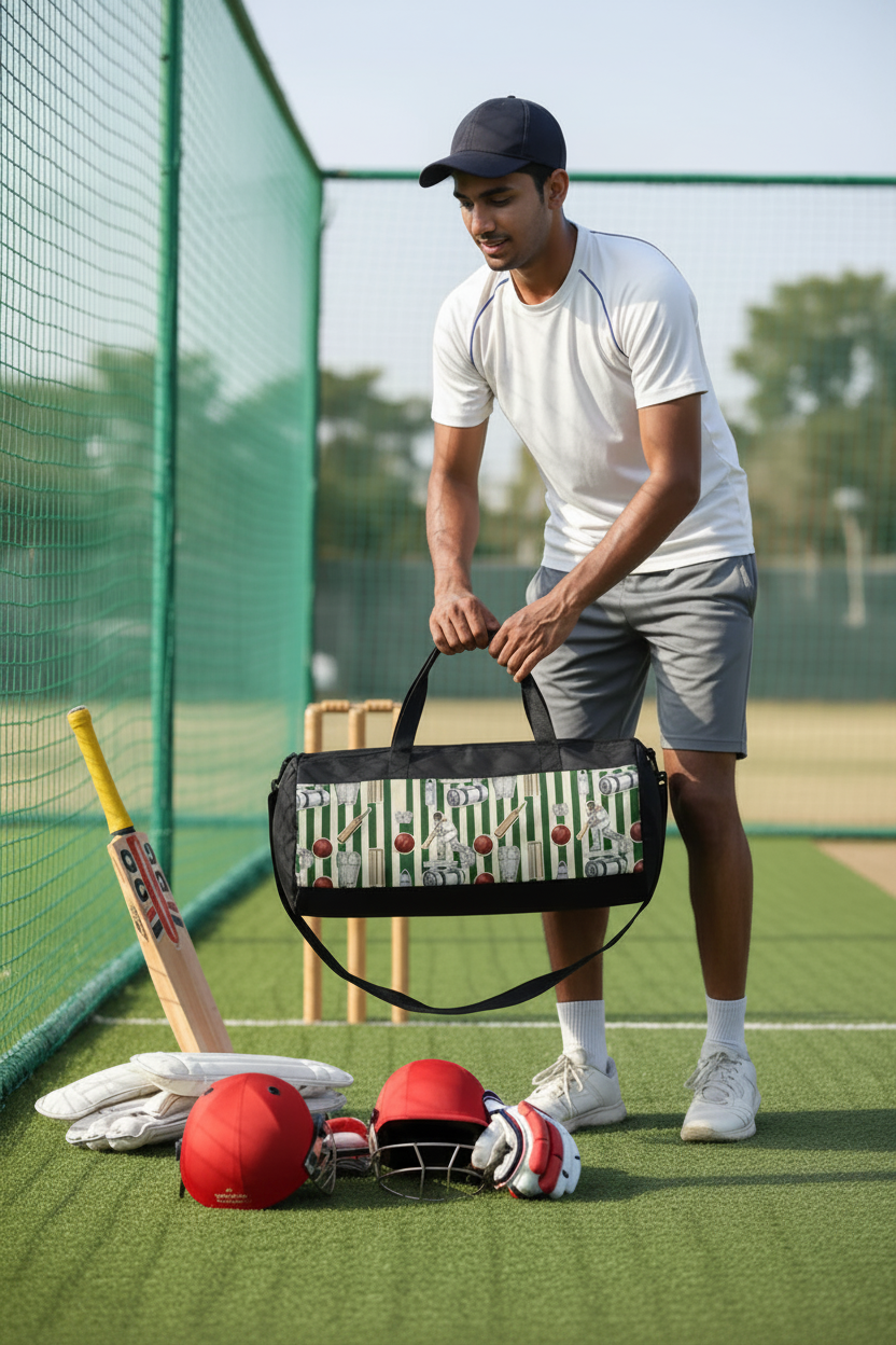 Cricket Kit & Gear Duffel - Full Body No Crop