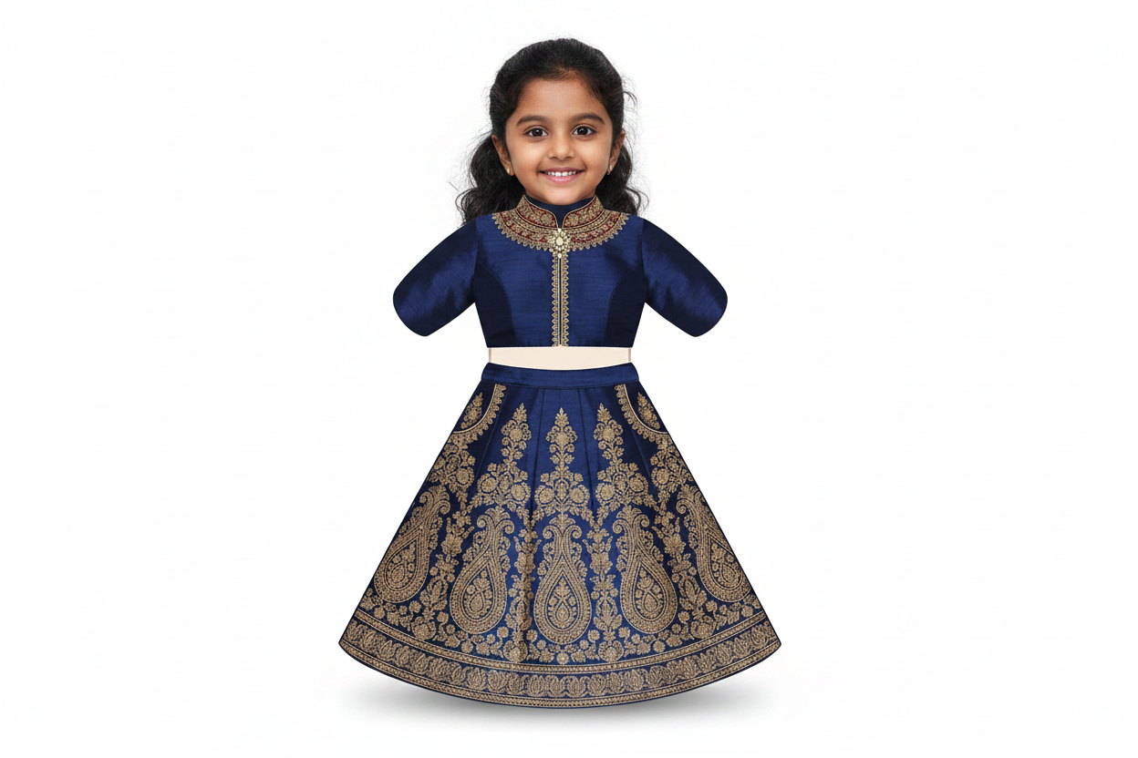 Desi Girl Mini-Me Cushion with Real Head