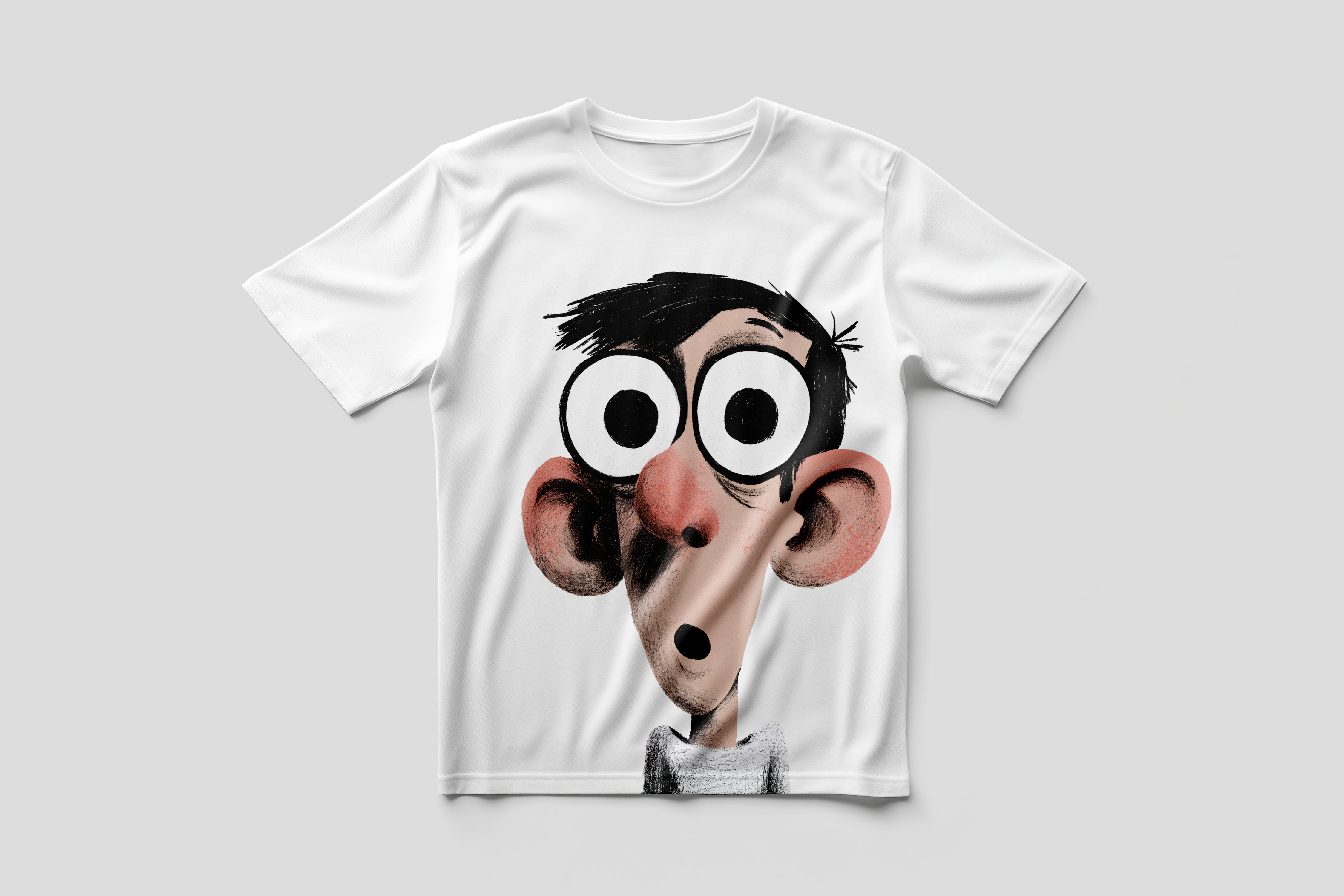 Big Eyes T-Shirt | White | KT Arun