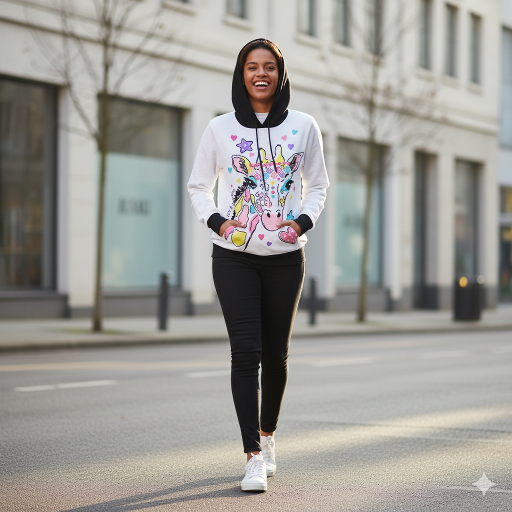 Ladies' Premium Custom Hoodie - Designer Comfort Wear