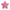 Personalised Star Shaped Cushion - Hot Pink White Mini Hearts Dots Custom Printed Satin With Filler - front view