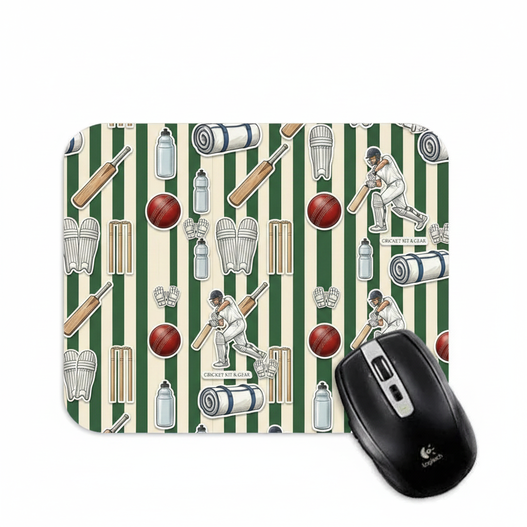 Cricket Kit & Gear Mouse Pad