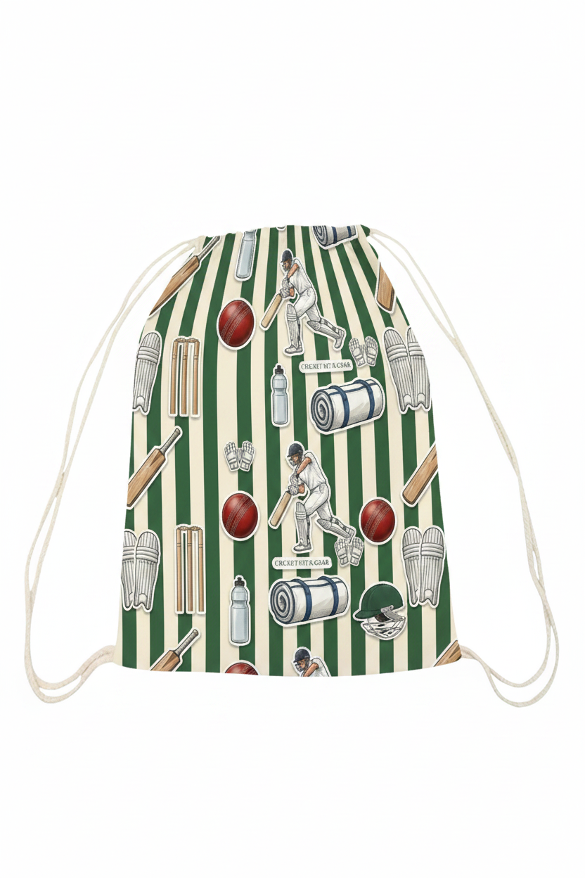 Cricket Kit & Gear Drawstring Bag