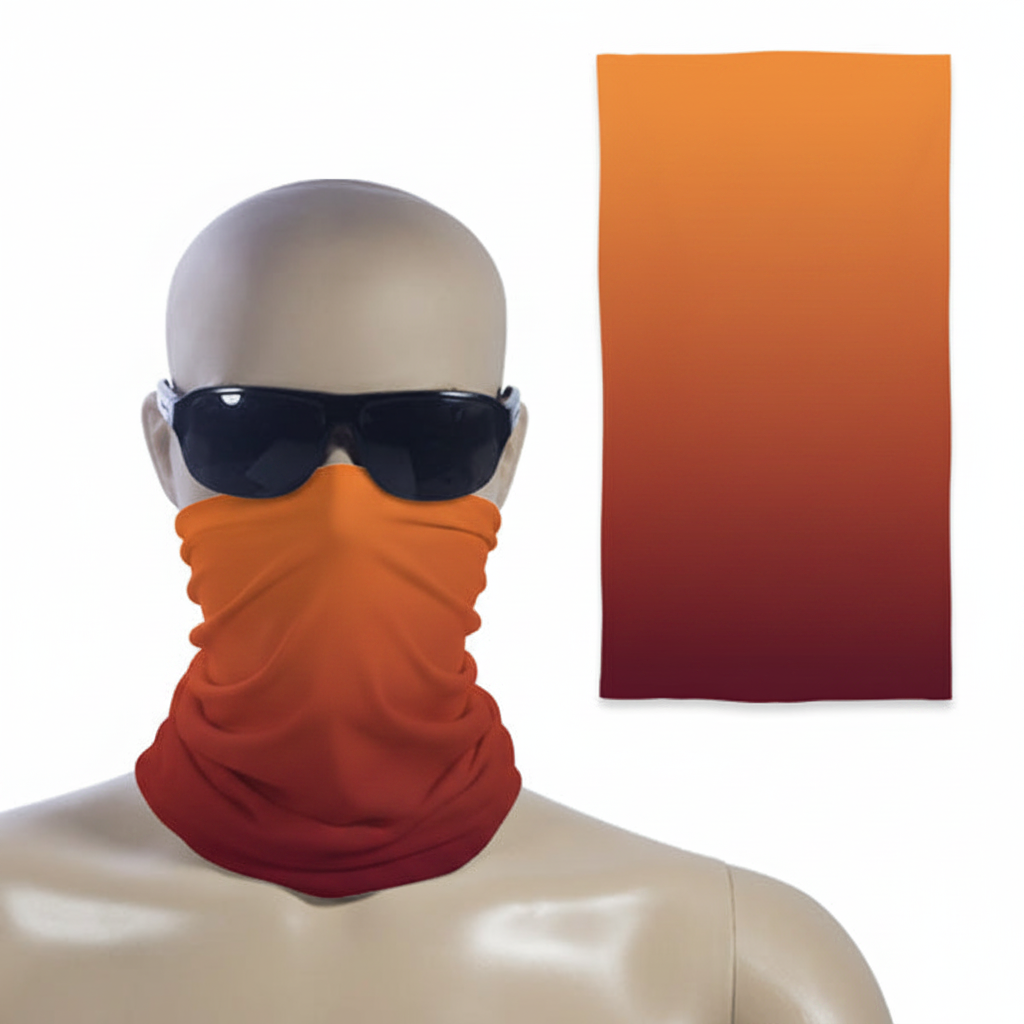 Sunrisers Bandana - Orange Maroon Gradient