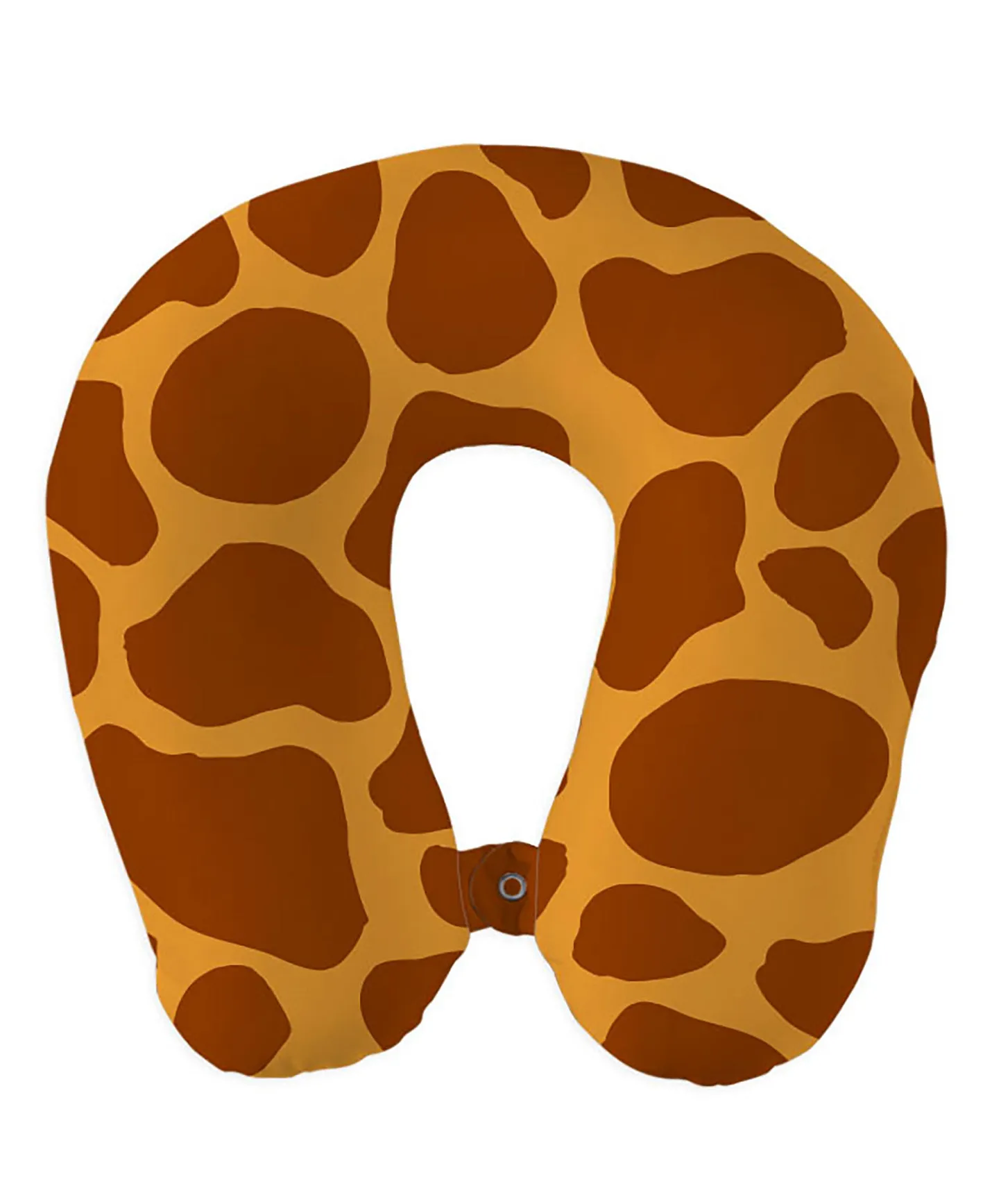Giraffe Print Travel Pillow – Safari Animal Pattern