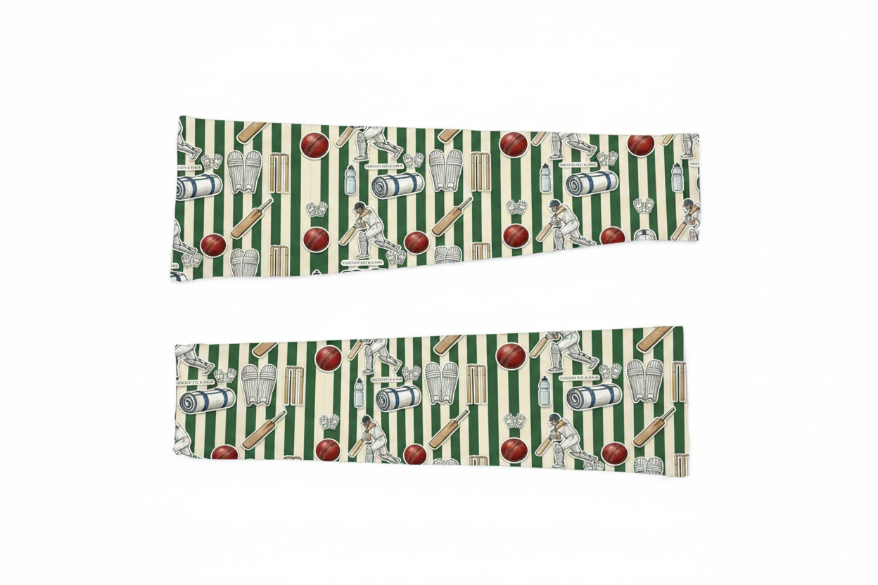 Cricket Kit & Gear Arm Sleeves - flat lay