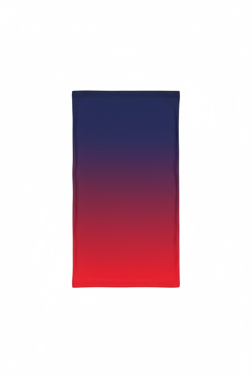 Men's Bandana – Navy to Red Ombre