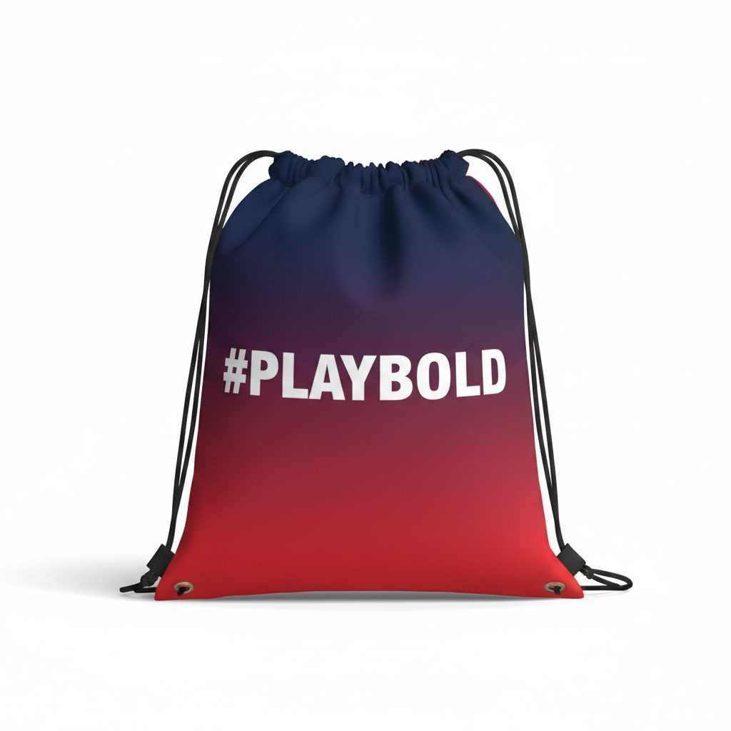 #PLAYBOLD Personalised Drawstring Bag | Royal Challengers Bangalore