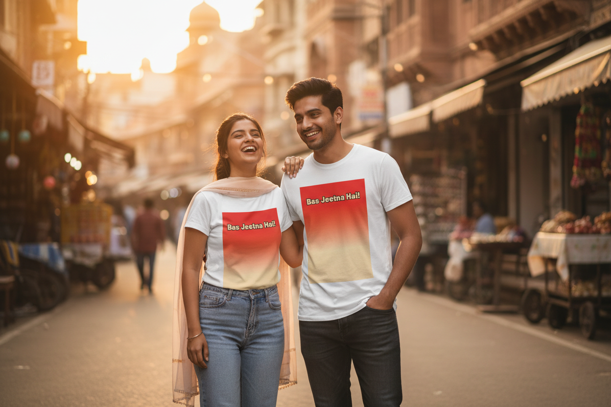 Bas Jeetna Hai! KS Men's T-Shirt | A4 Print