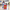 Indian girl with red lightning trolley cover at airport