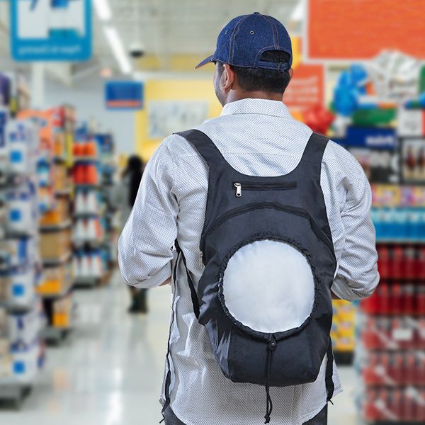 Customizable Foldable Pocket Bag | Compact Travel Backpack