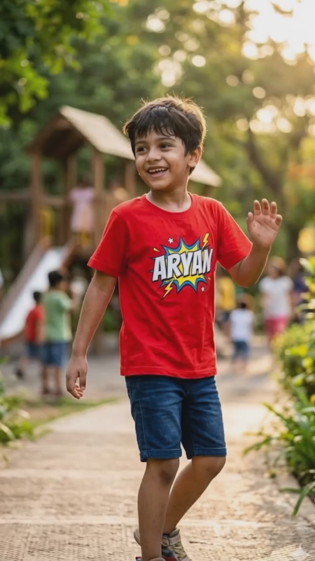 1.Fully Printed Boy's T-Shirt
