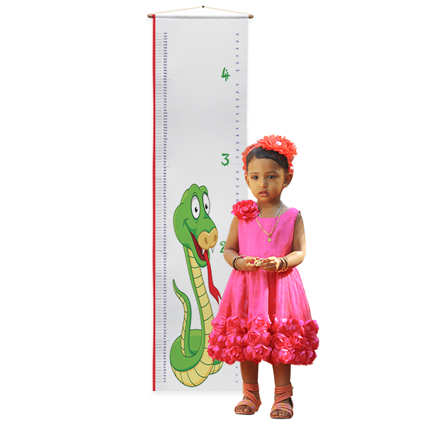 Height Chart - Friendly Snake