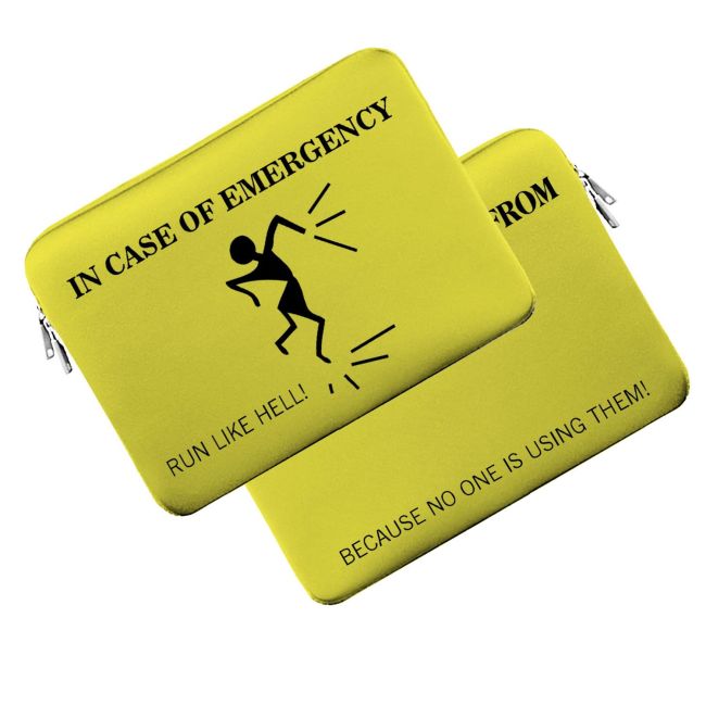 In Case of Emergency Laptop Sleeve