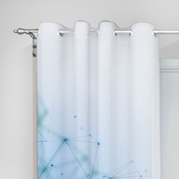 Customised with your own image/text/image Digital Printed Door Curtain Set of 2 For decorating Home& office