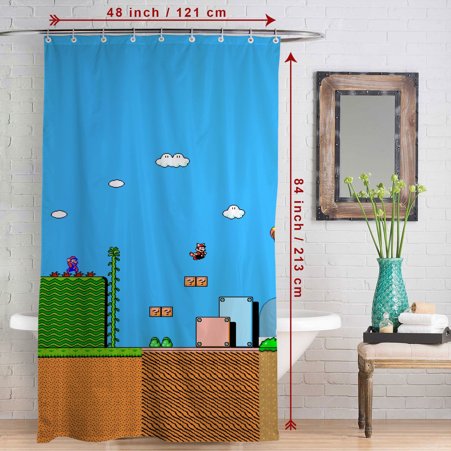 shower curtain