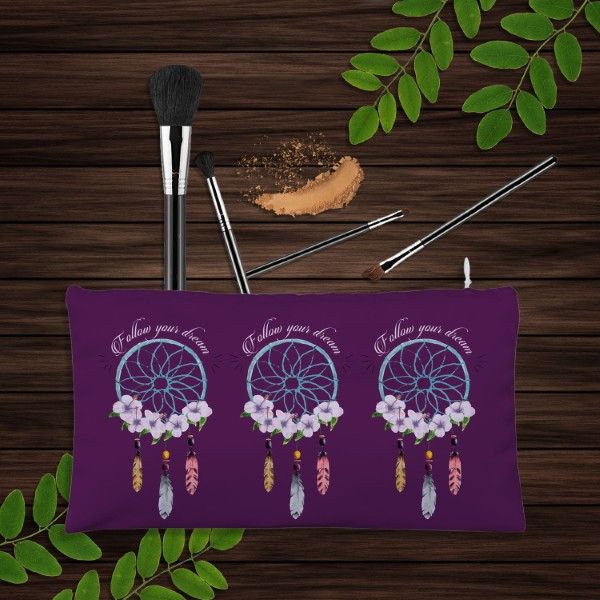Purple dream catcher Cosmetic Pouch