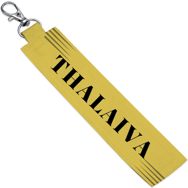 Thalaiva Personalized Fabric Keychain