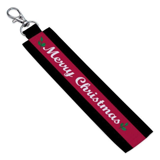 Merry Christmas Printed Key Chain