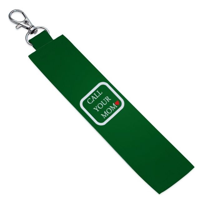 Call Your Mom Personalized Fabric Keychain