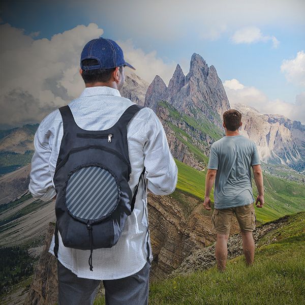 Customizable Foldable Pocket Bag | Compact Travel Backpack